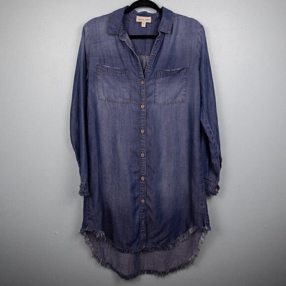 cloth & stone Dresses & Skirts - Cloth & Stone chambray shirt dress-S